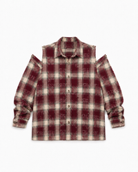 Rogue Plaid Shirt — Burgundy