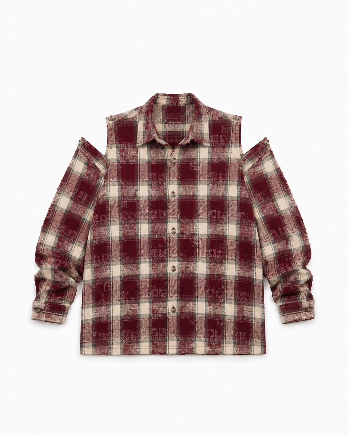 The Rogue Plaid Shirt — Burgundy