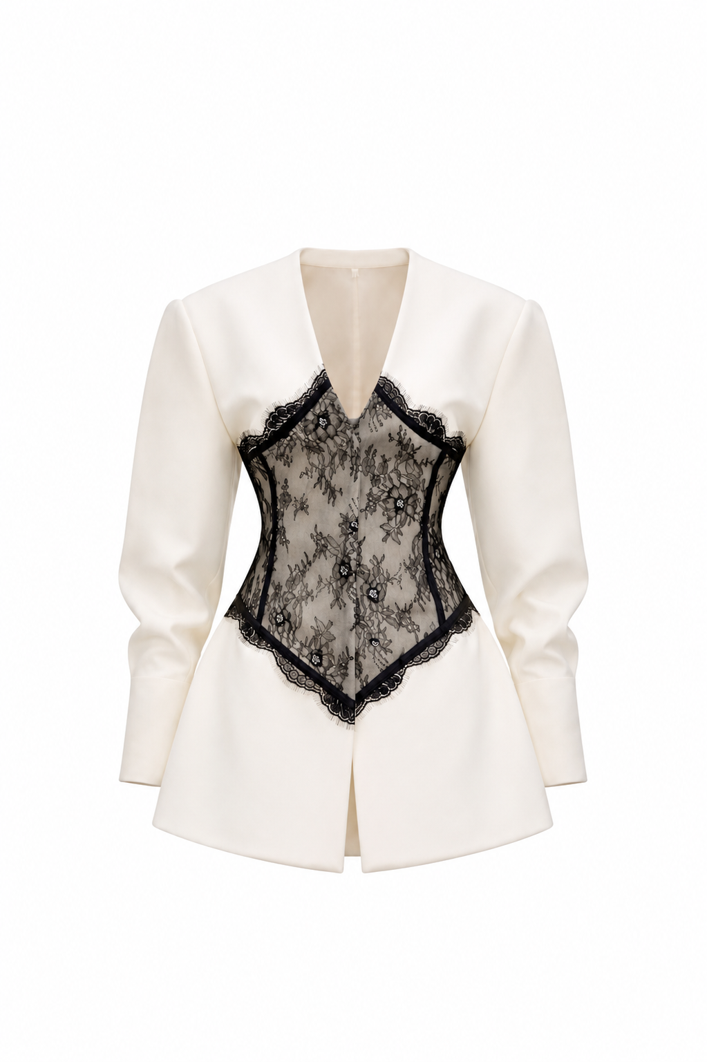 Hourglass Lace Blazer