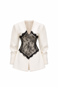 Hourglass Lace Blazer
