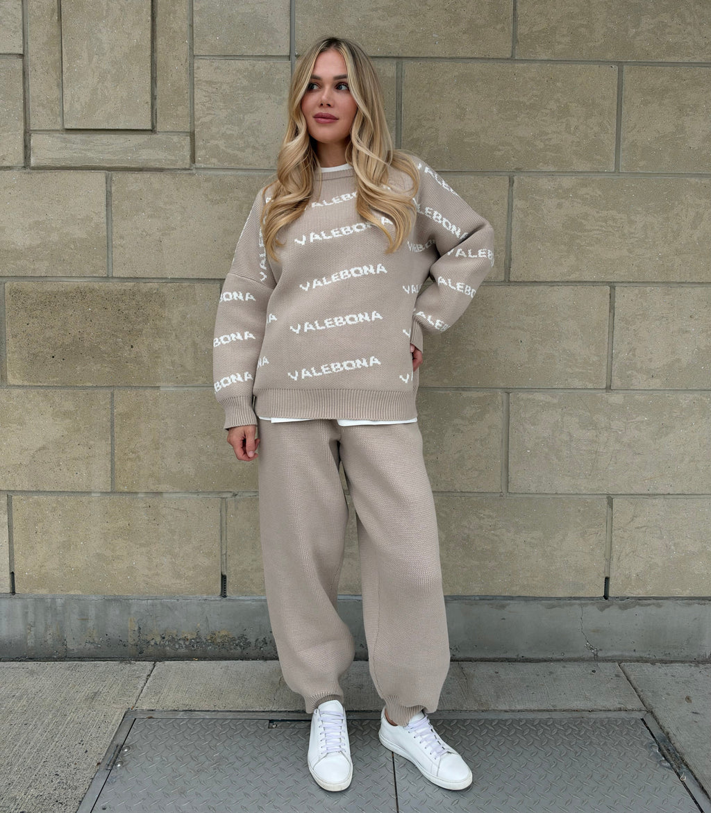 Signature Knit Set – Latte