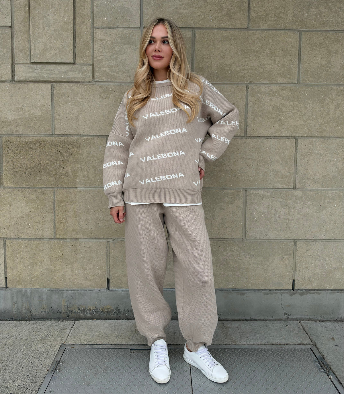 Signature Knit Set – Latte