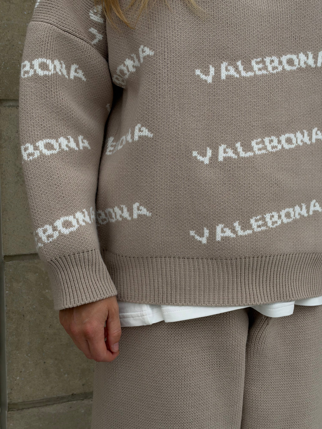 Signature Knit Set – Latte