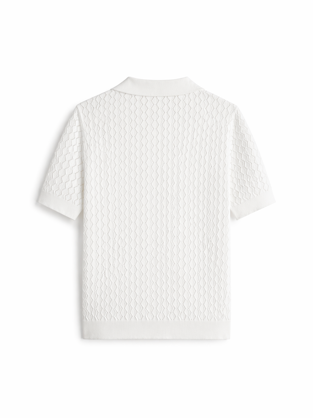 Textured Knit Polo