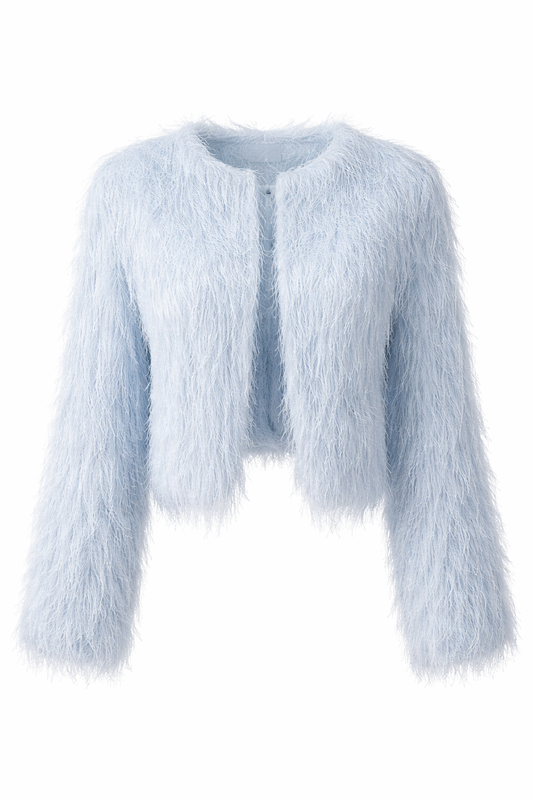 Blue Feather Cardigan