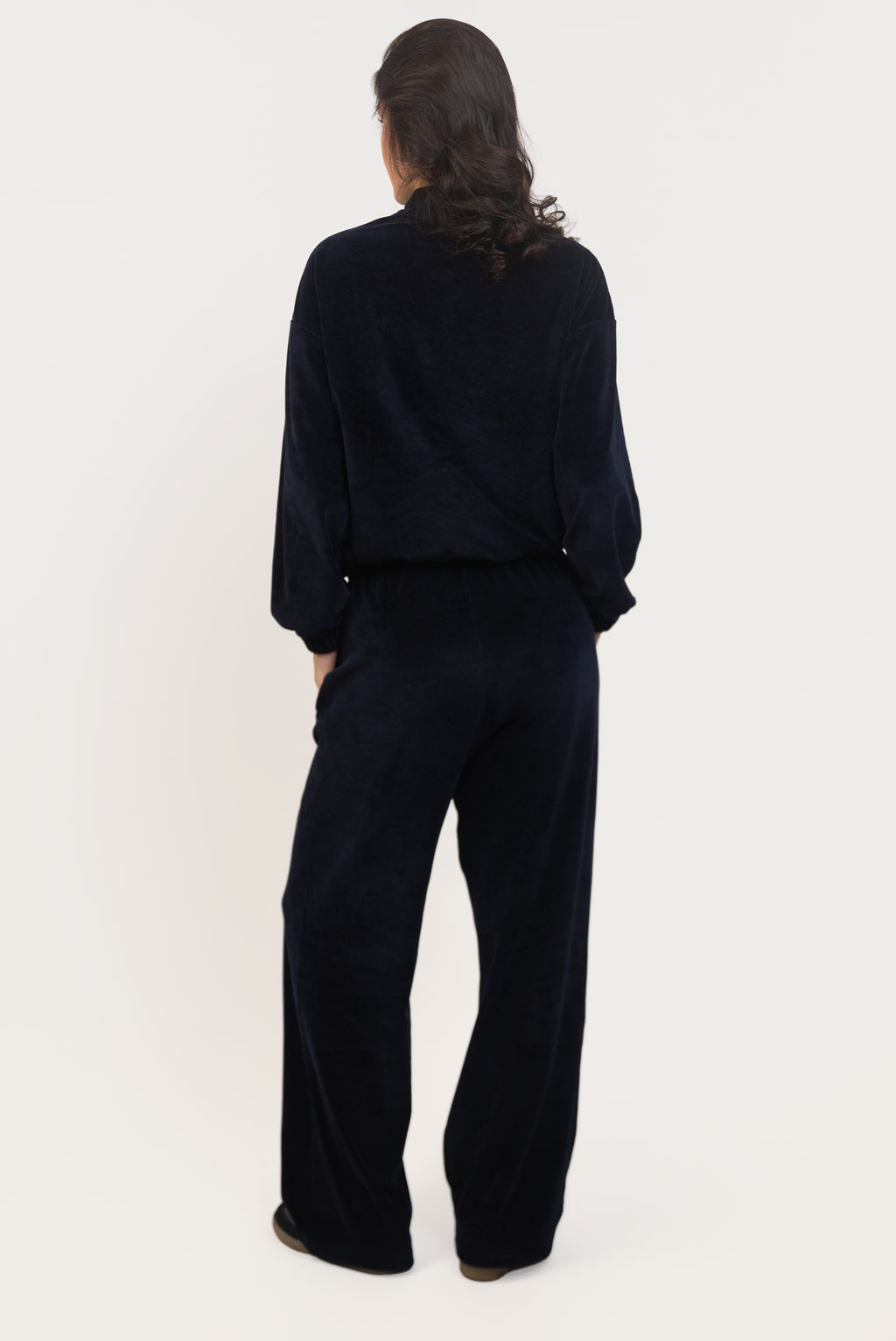 Velour Relaxed Set - Midnight Navy