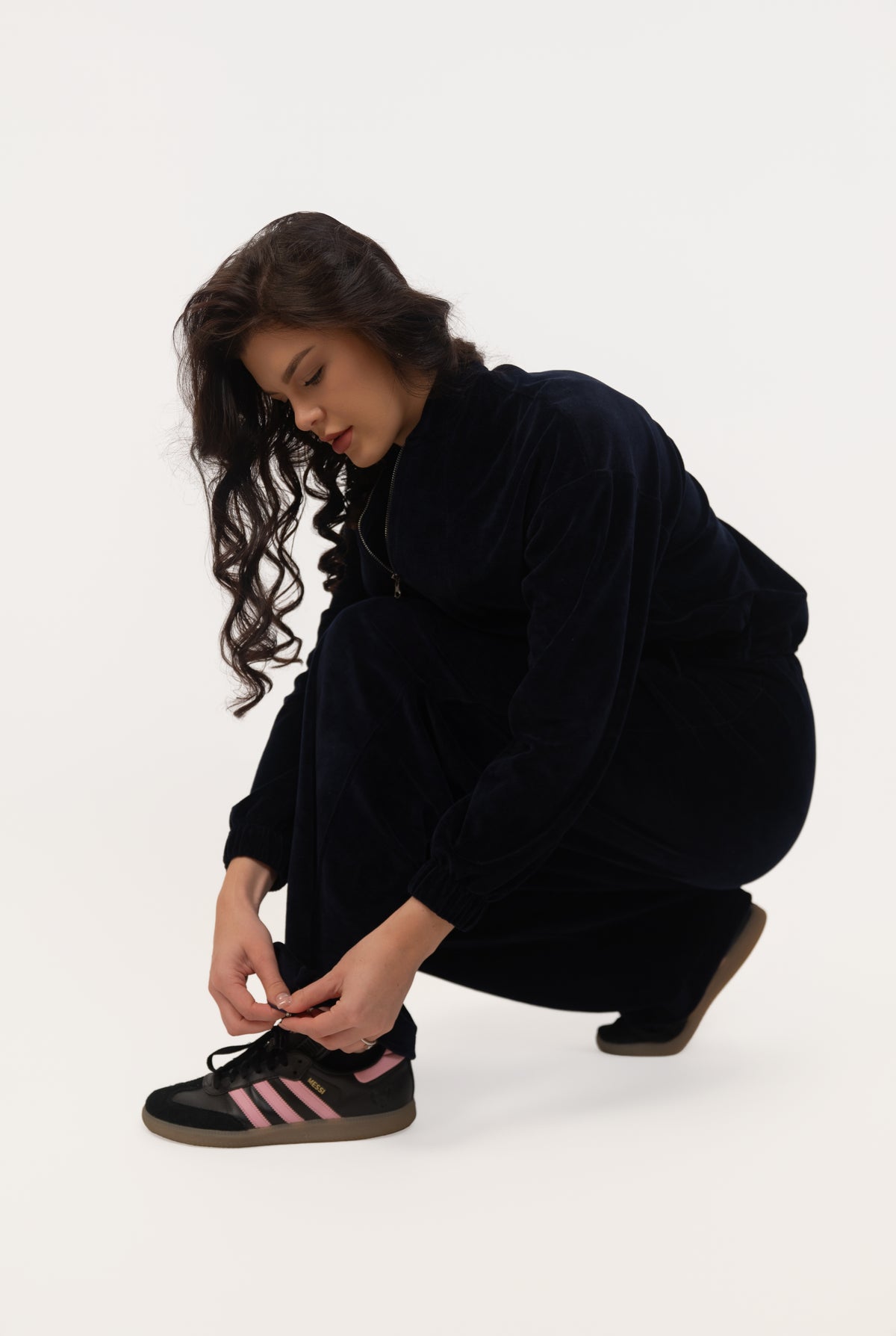 Velour Relaxed Set - Midnight Navy