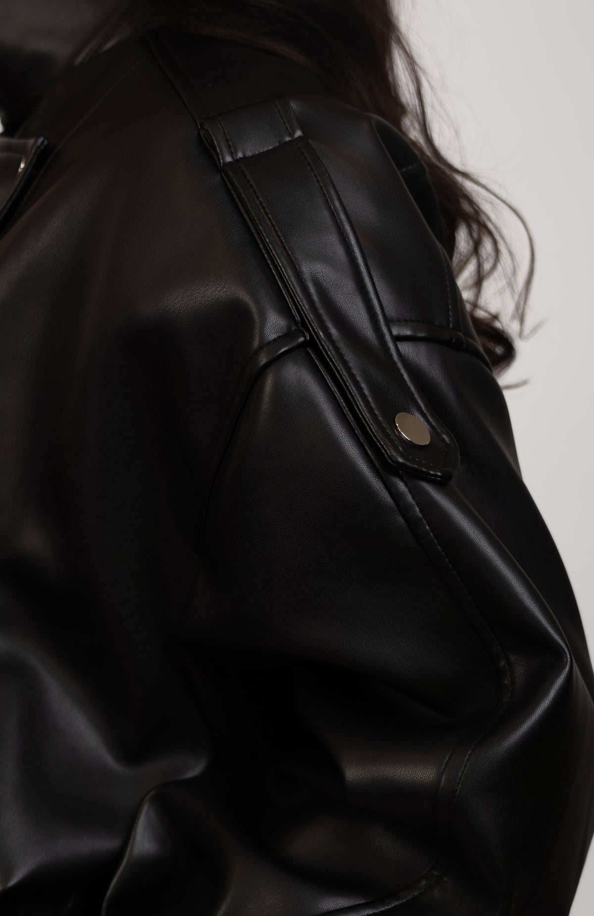 Faux Leather Jacket