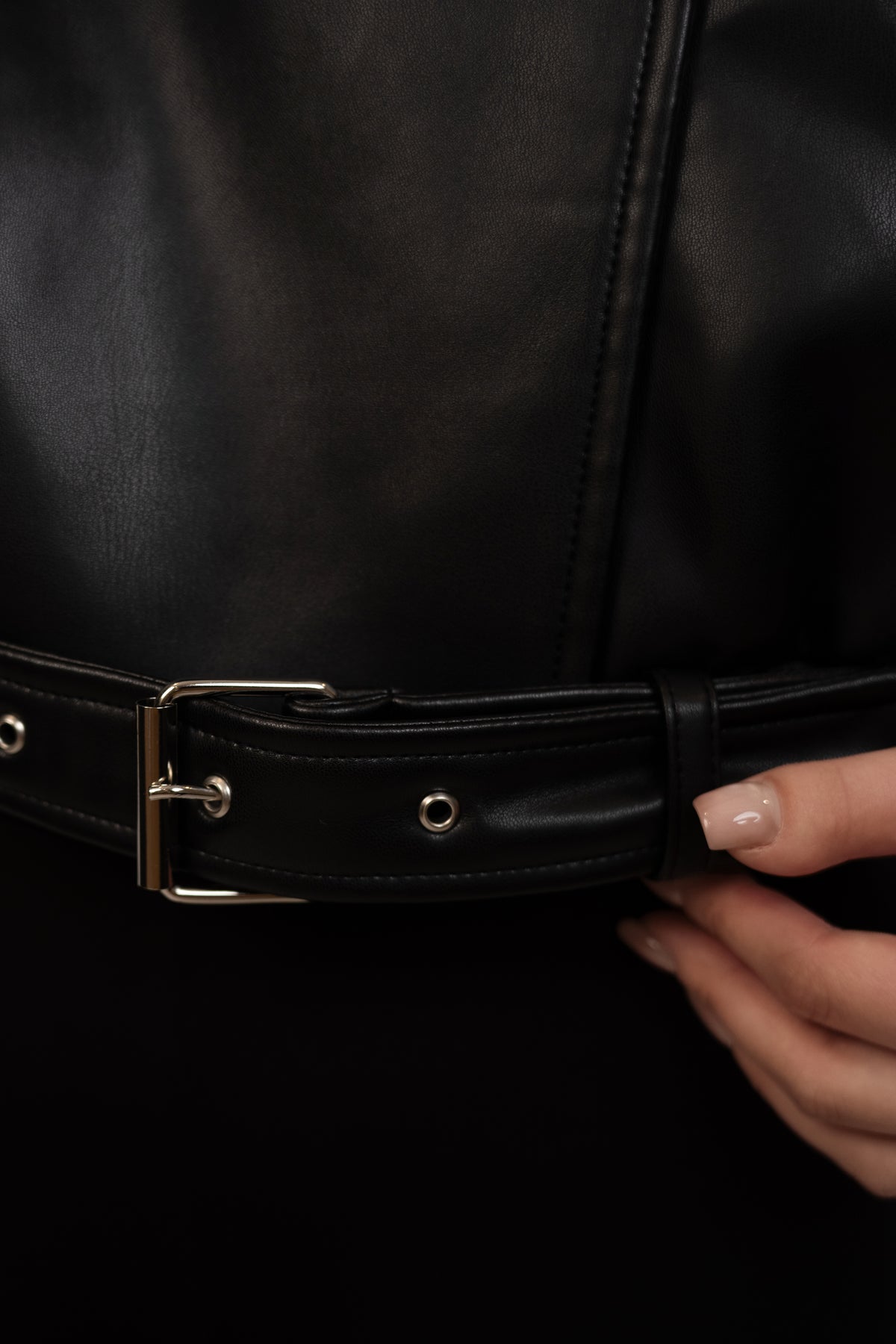 Faux Leather Jacket