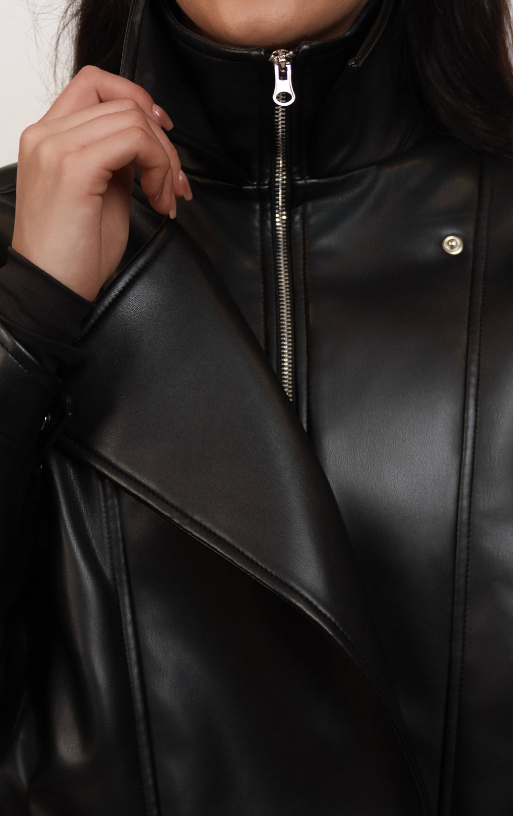 Faux Leather Jacket