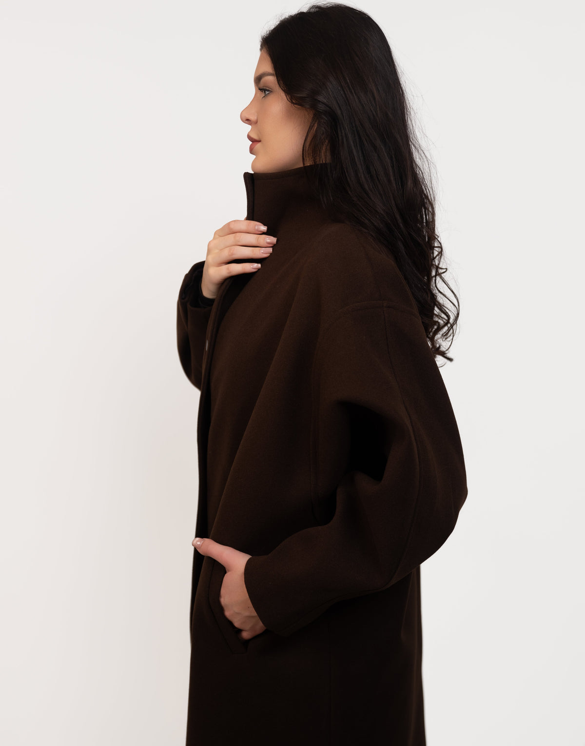 Oversize Chocolate Coat