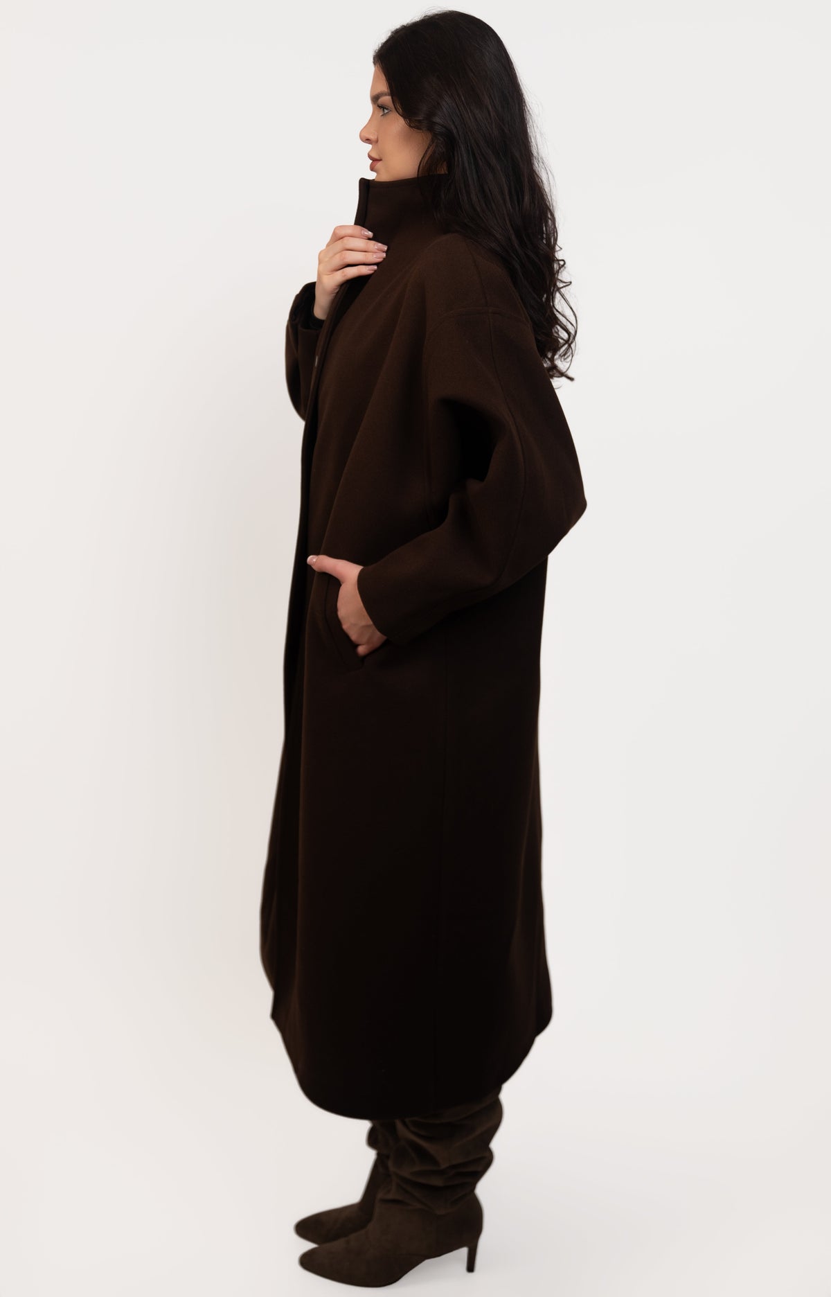 Oversize Chocolate Coat