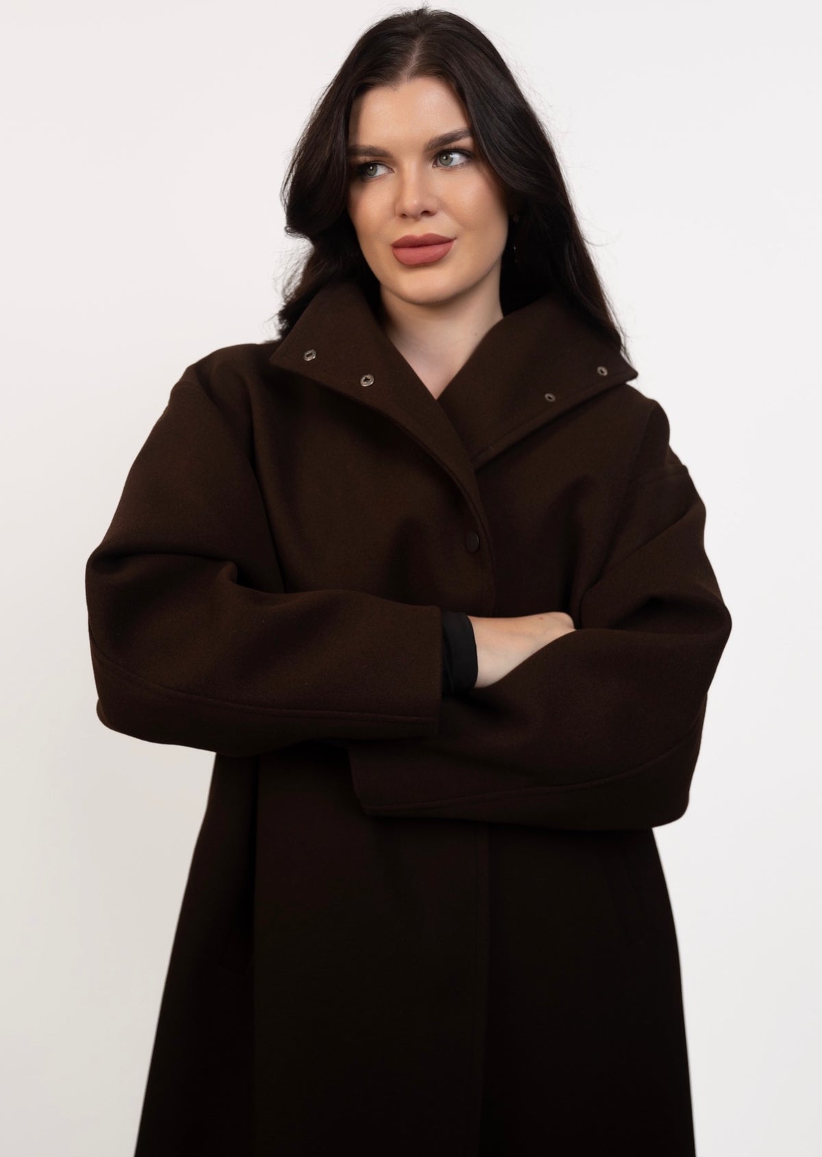 Oversize Chocolate Coat