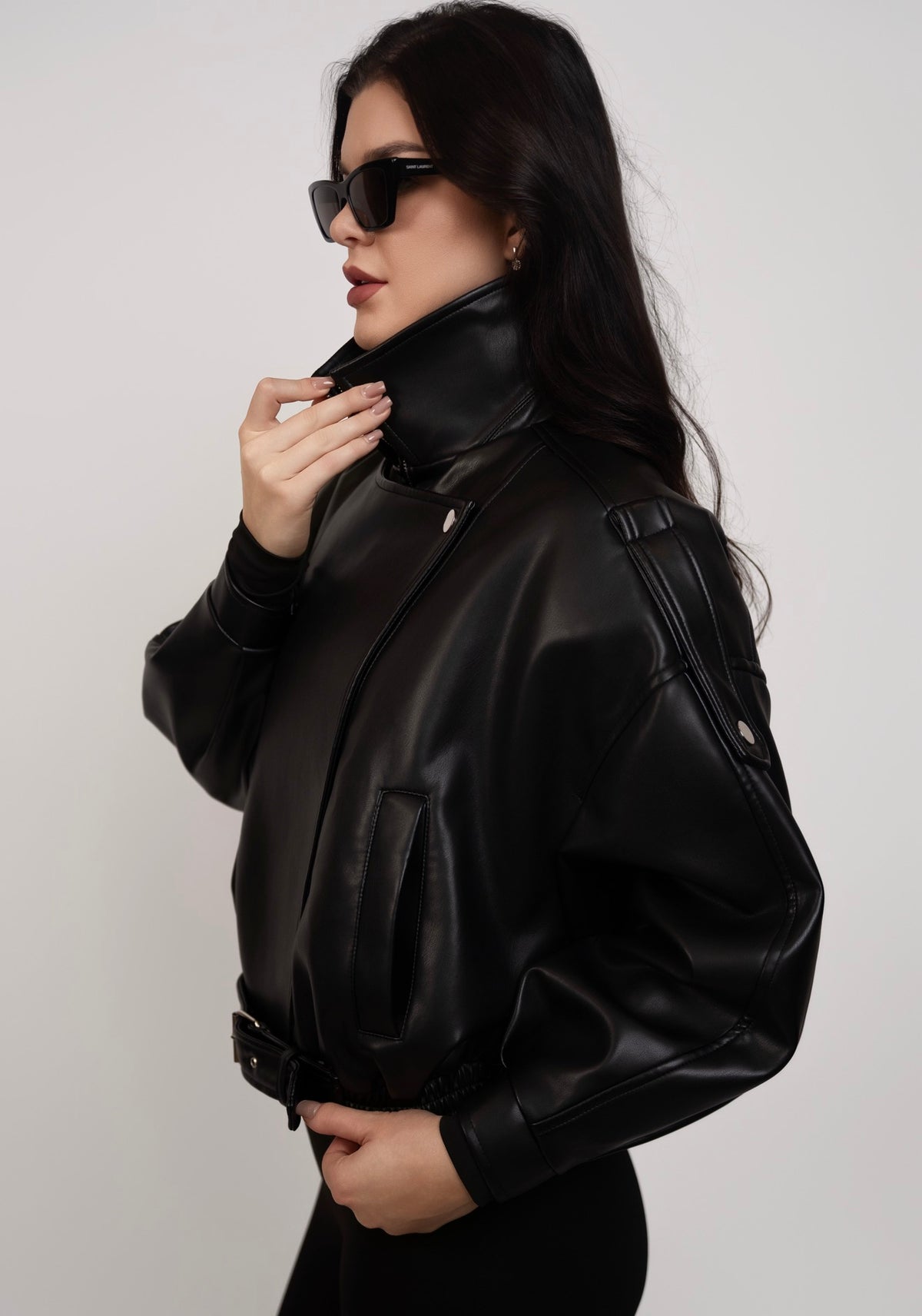 Faux Leather Jacket