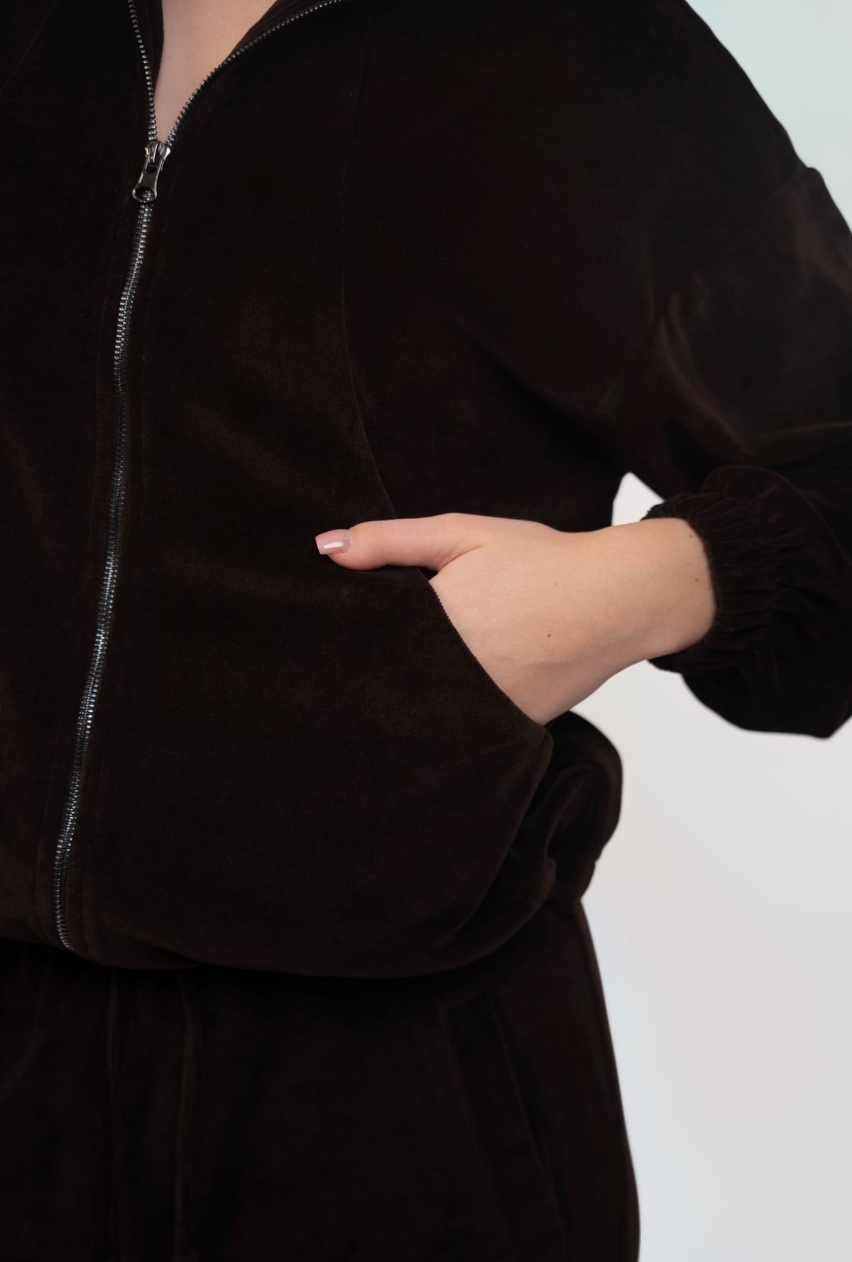 Velour Relaxed Set - Dark Chocolate