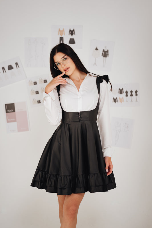 Corset Pinafore Dress