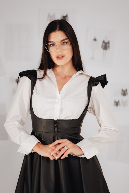 Corset Pinafore Dress