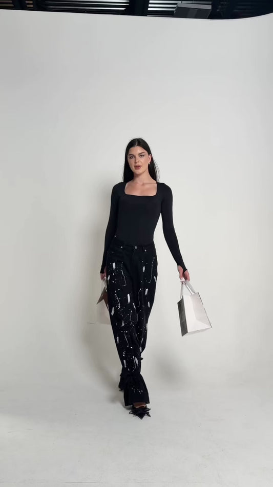 Art High-Waisted Denim